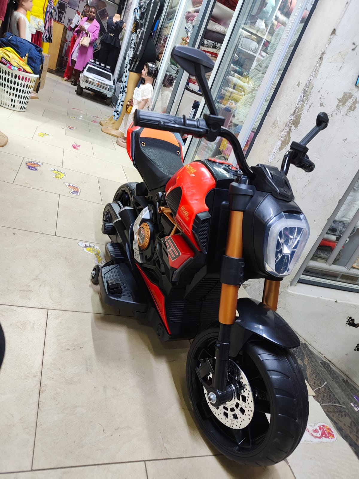 Kids Electric Motorbike Red