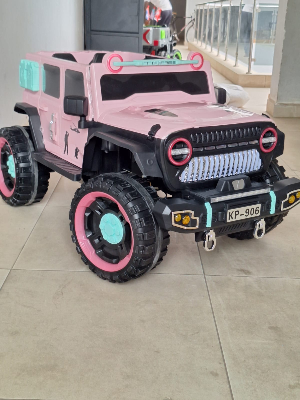 Pink Kids Jeep KP-906